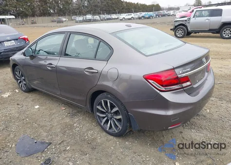 2015 Honda Civic Ex-L z USA, uszkodzony, nr VIN 19XFB2F9XFE036848